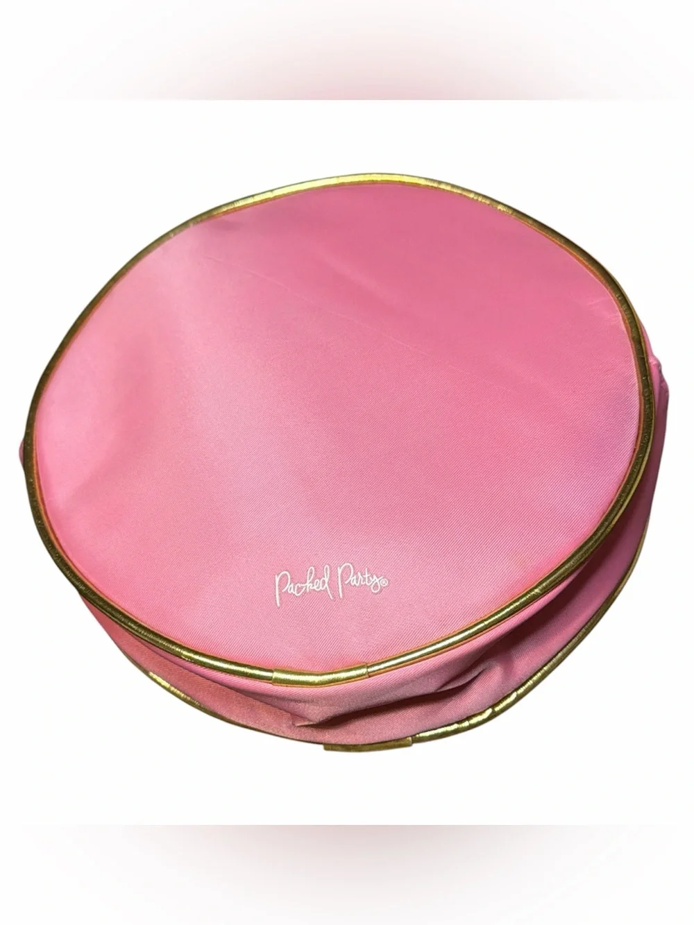 Packed Party Pink Round Pouch - 